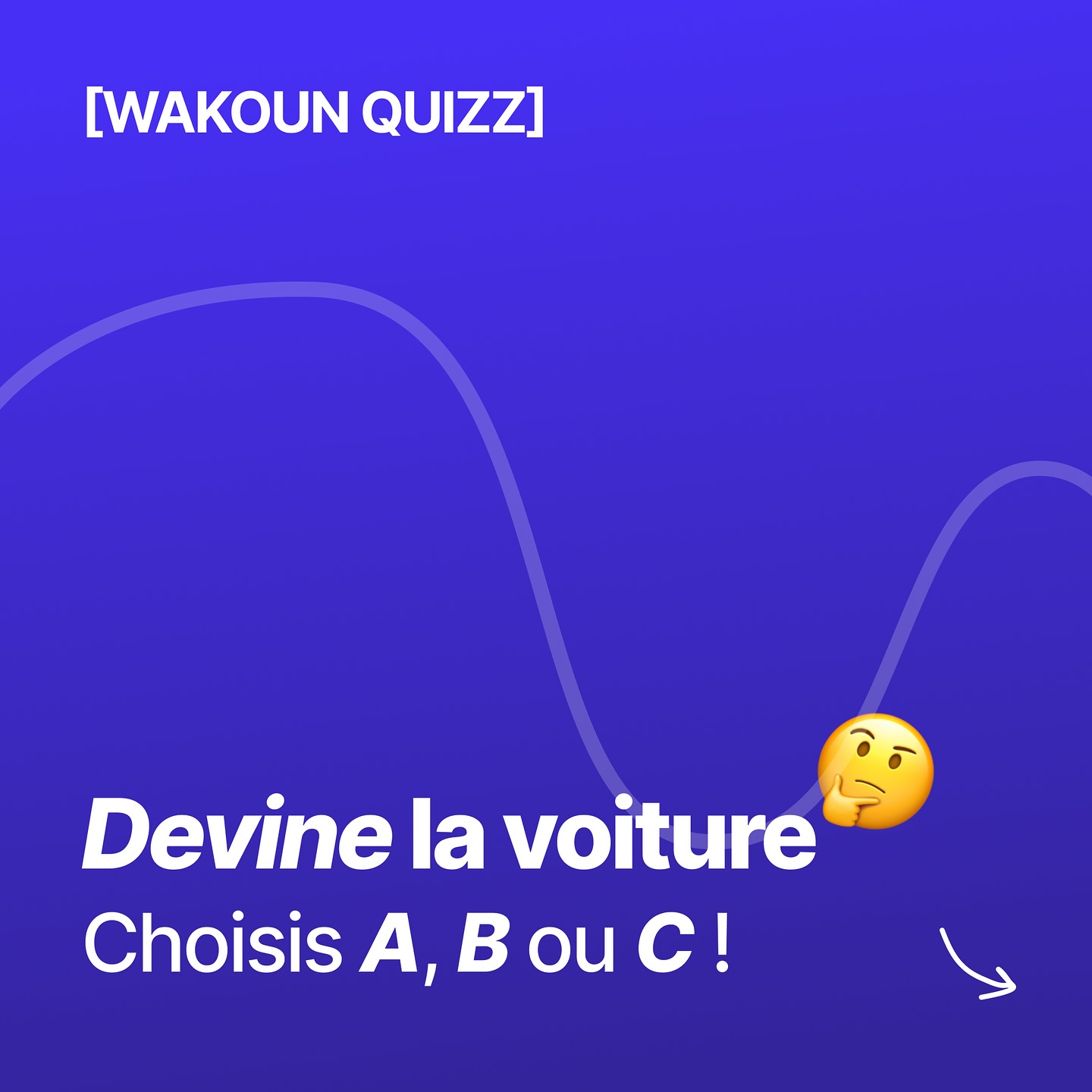 Quiz voiture — post Instagram
